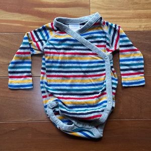 Hanna Andersson Rainbow Gray Bodysuit 60cm 3-6m